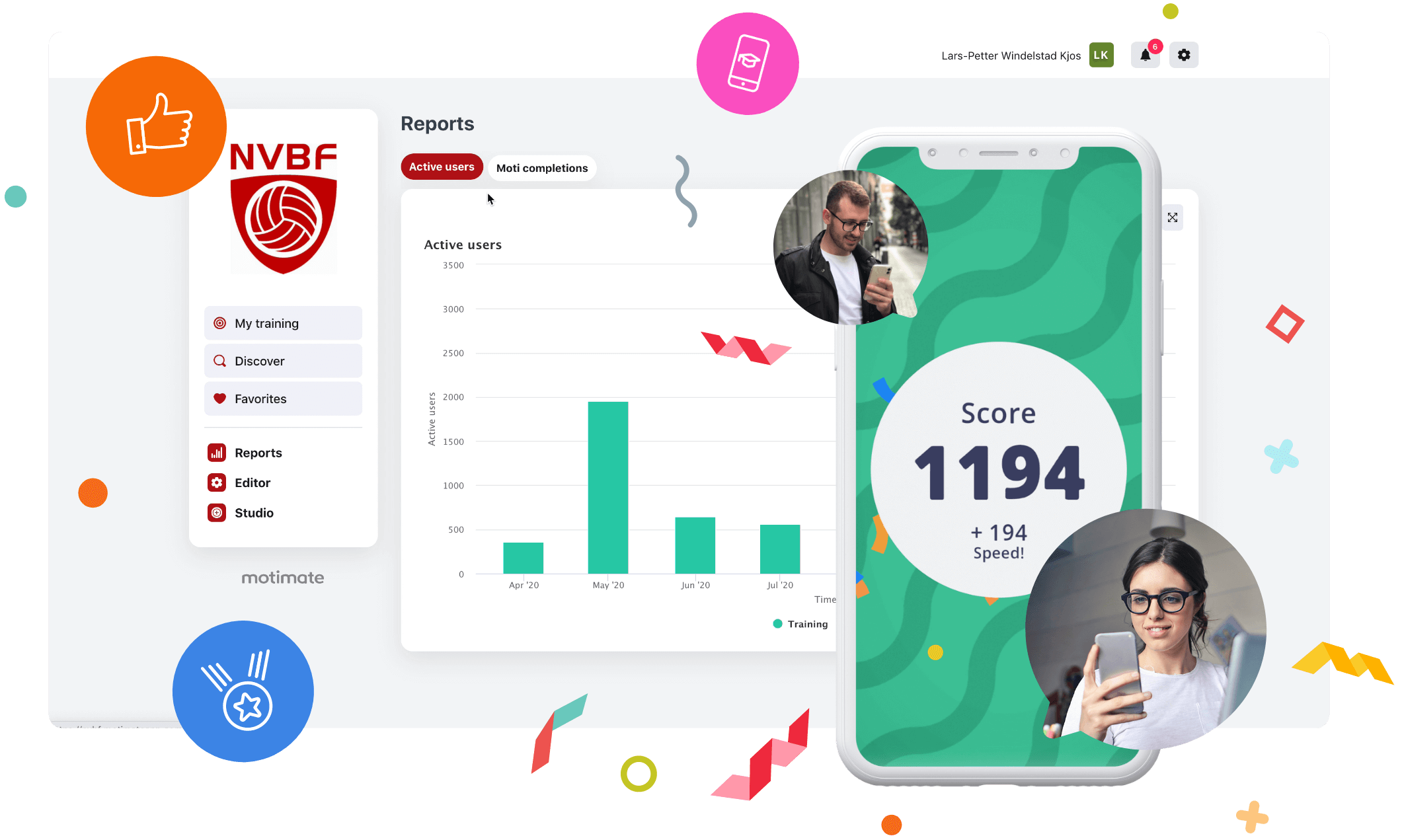 Keep track of learner progress and performance | Motimate